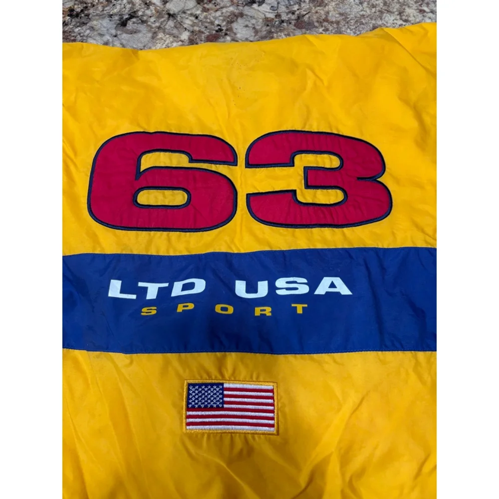 Vintage 90s LIMITED America “LTD USA Sport 63” Pullover Windbreaker